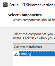 OmniRig is running