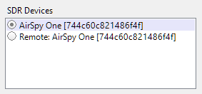SoapyRemote Settings